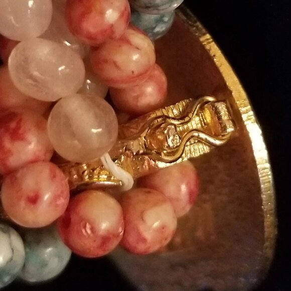 Vintage Siti Cloisonné Quartz Necklace - Picture 3 of 8